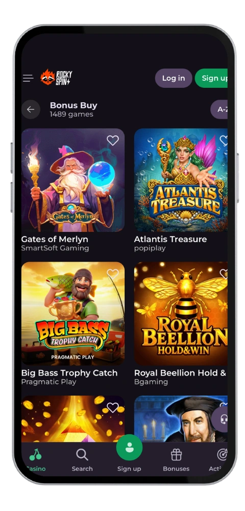 RockySpin 사이트